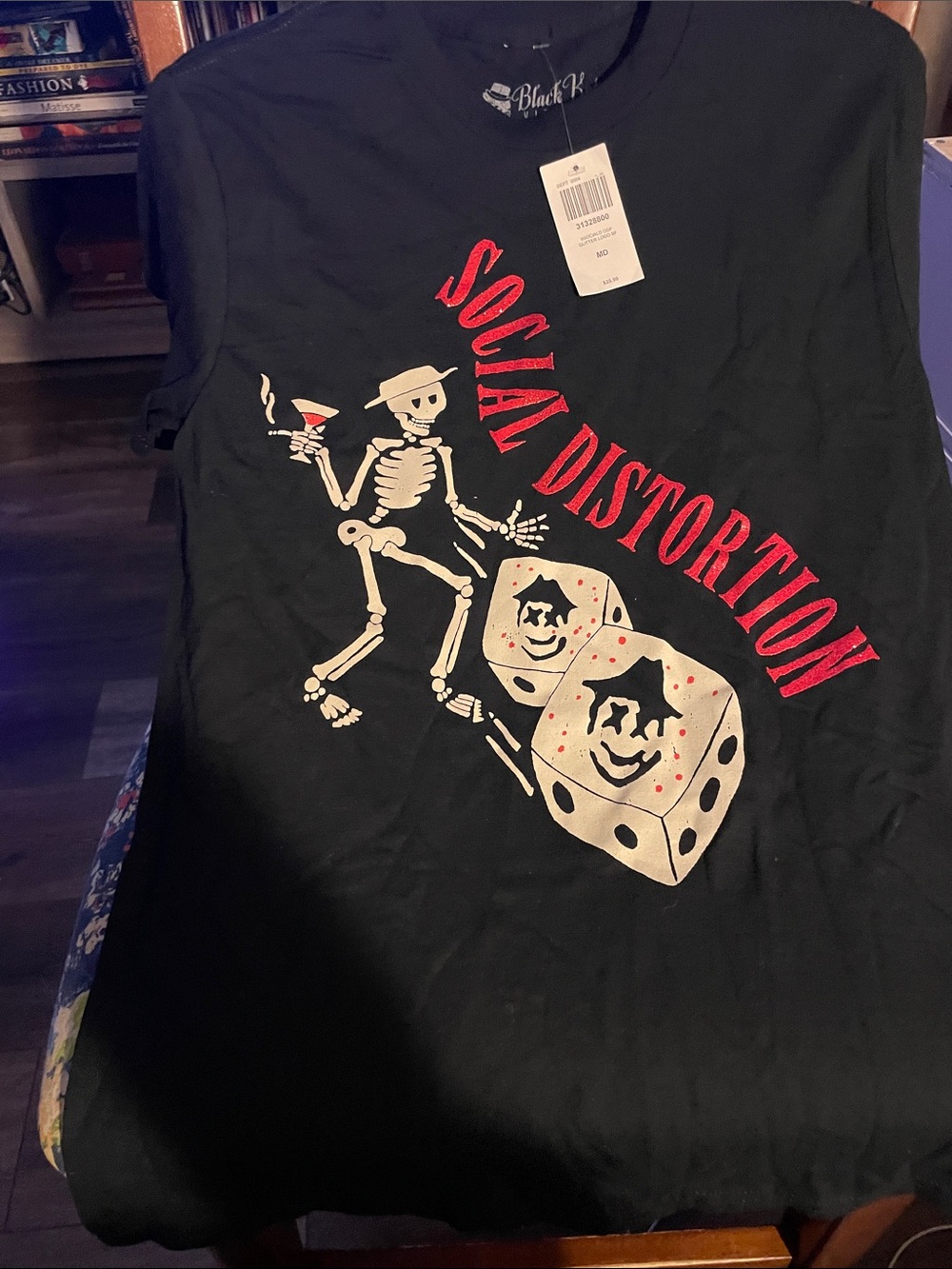 Social Distortion Graphic Short Sleeve Tee - Black